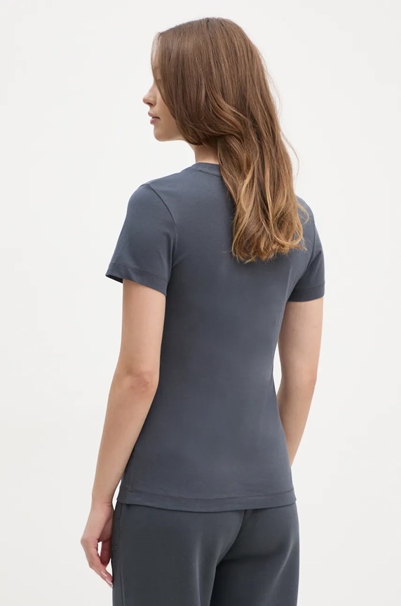 Oblečení Bavlněné tričko Calvin Klein Jeans J20J223563 šedá