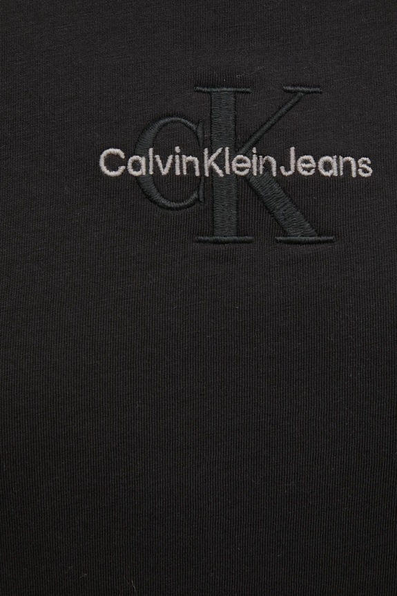 Bavlnené tričko Calvin Klein Jeans J20J223563 čierna
