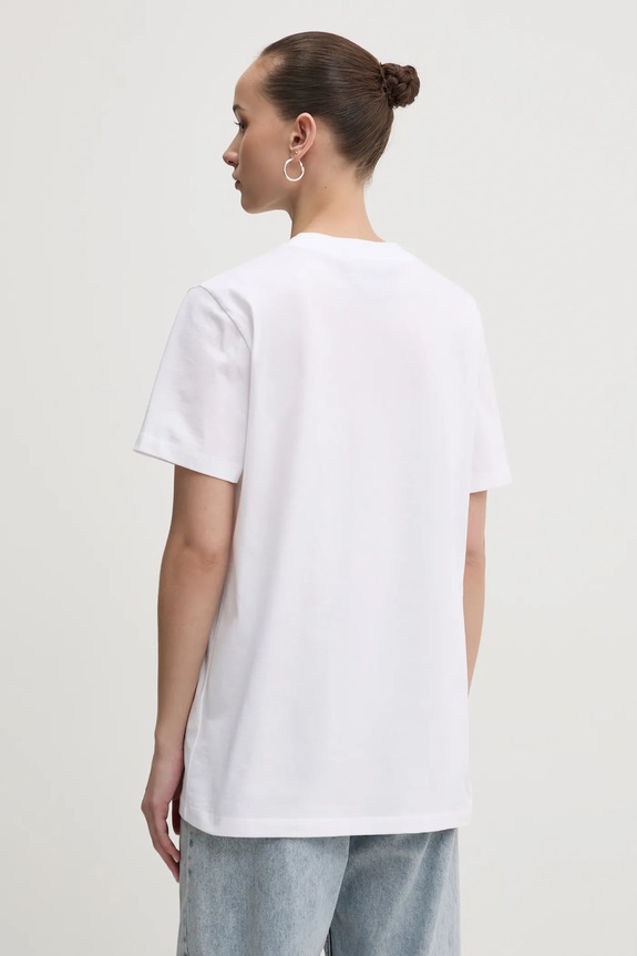 Oblačila Bombažna kratka majica Iceberg F021.6325 bela