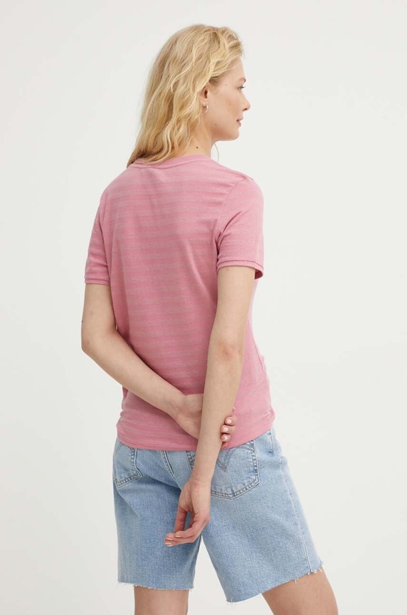 Odzież G-Star t-shirt D24661.D602 różowy