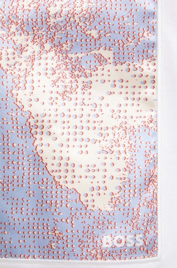 Βαμβακερό μπλουζάκι BOSS 50521931 λευκό