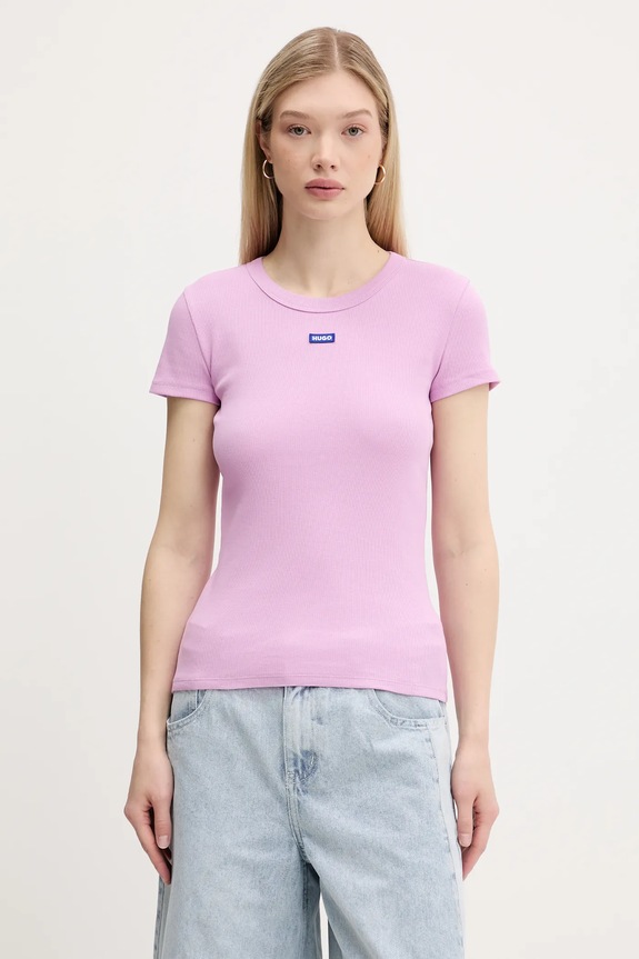 Tričko Hugo Blue Easy Tee_B fialová 50523924