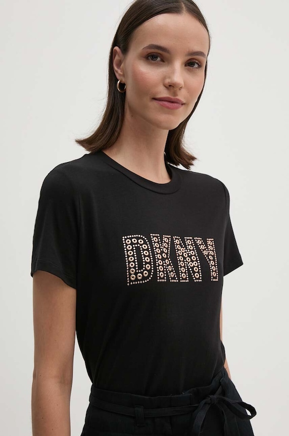 Dkny tricou imprimeu negru P4EHFWNA