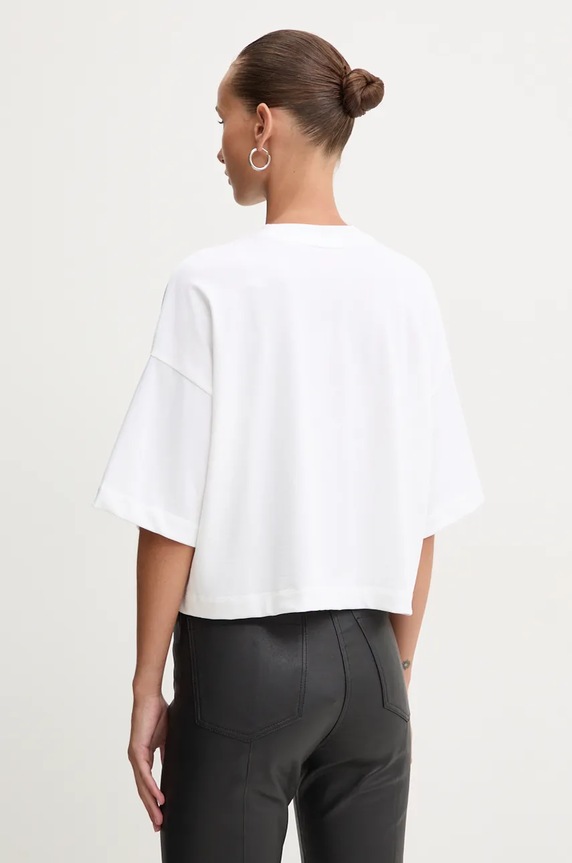 Îmbrăcăminte HUGO tricou din bumbac Damelody 50520187 alb