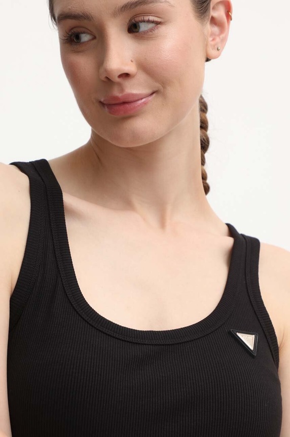 Guess top COLETTE negru V4YP06.K8RT2