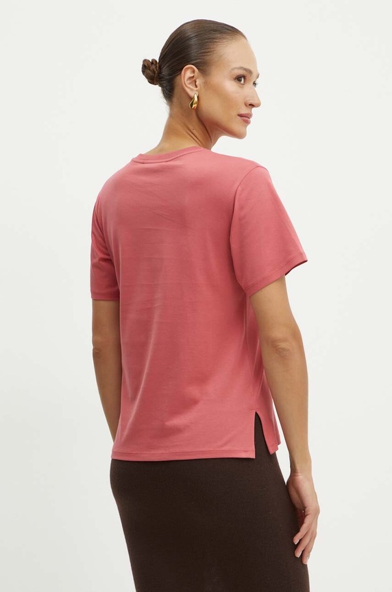 Ruházat Weekend Max Mara pamut póló 2425976021600 rózsaszín