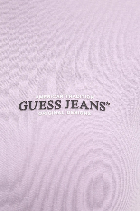 Футболка Guess Jeans фиолетовой W4YI02.J1314