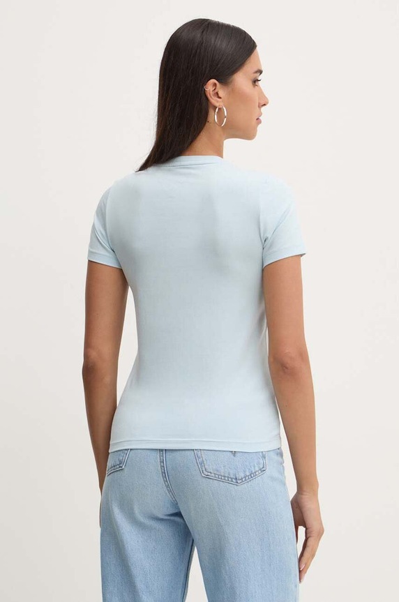 Îmbrăcăminte Guess Jeans tricou W4YI02.J1314 albastru