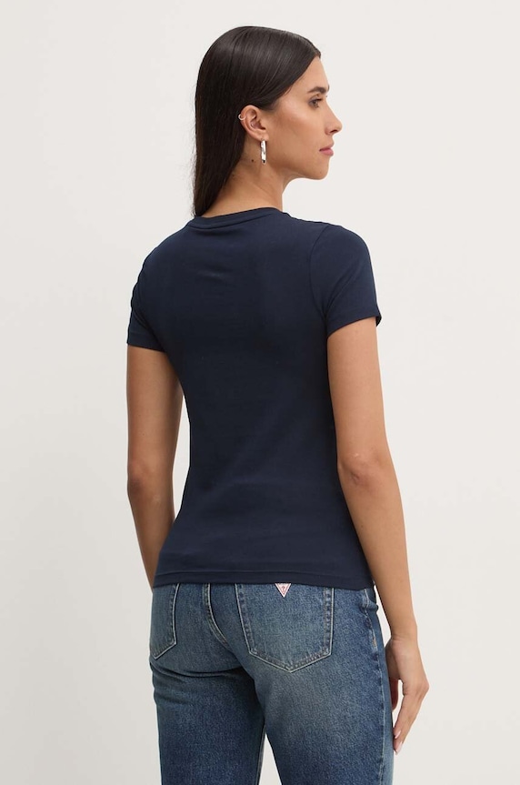 Îmbrăcăminte Guess Jeans tricou W4YI02.J1314 bleumarin