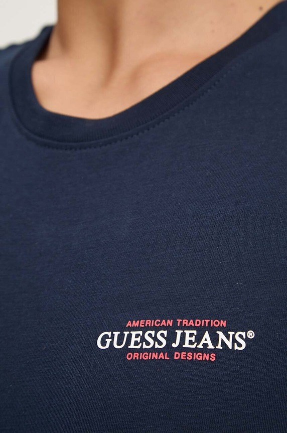 Guess Jeans tricou W4YI02.J1314 bleumarin