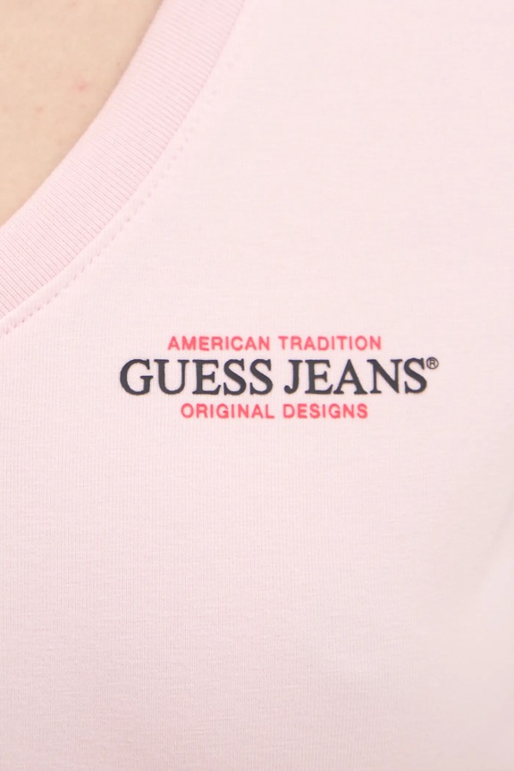 Tričko Guess Jeans W4YI23.J1314 ružová