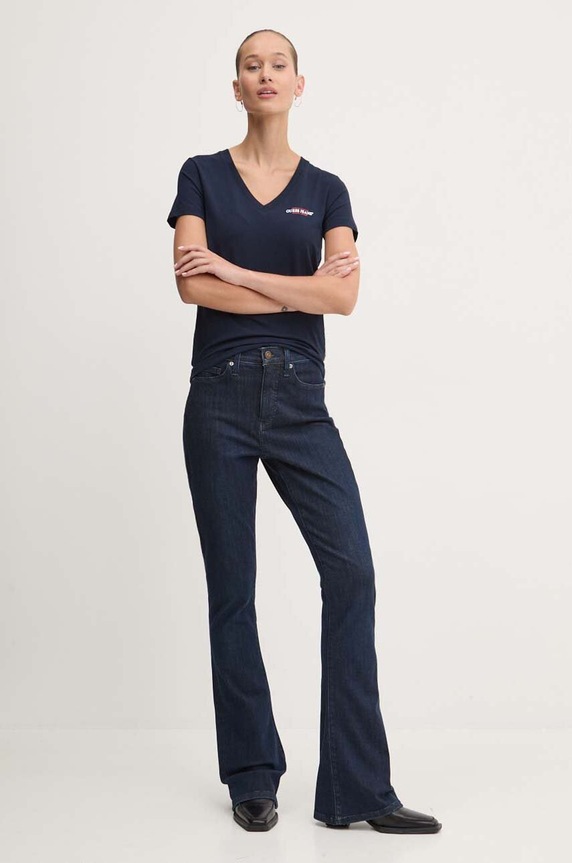 Tričko Guess Jeans W4YI23.J1314 tmavomodrá SS26