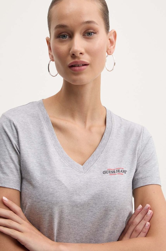 Guess Jeans t-shirt szary W4YI23.J1314