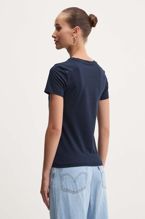 Oblečenie Tričko Guess Jeans W4YI03.J1314 tmavomodrá