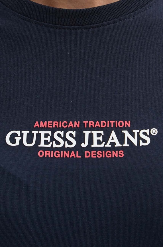 Tričko Guess Jeans W4YI03.J1314 tmavomodrá