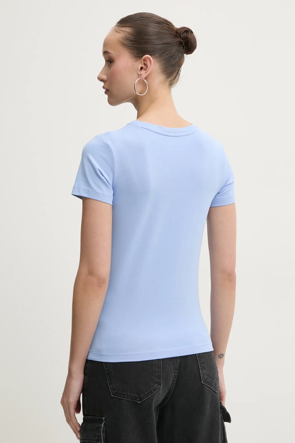 Odzież Guess Jeans t-shirt W4YI01.J1314 niebieski