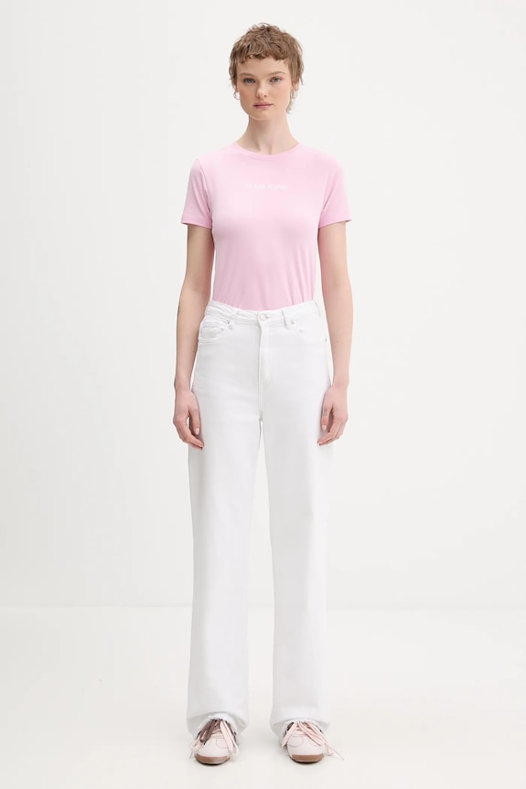 Guess Jeans t-shirt W4YI01.J1314 różowy SS26