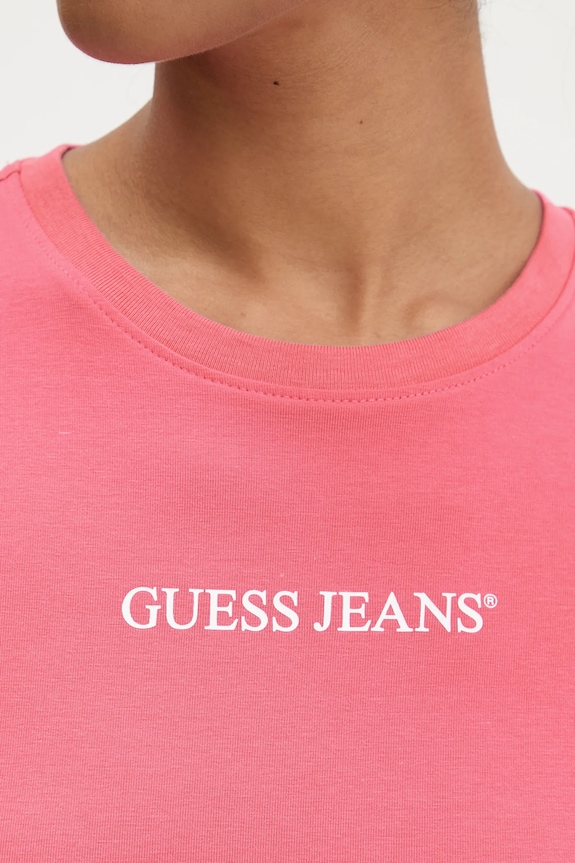 Футболка Guess Jeans W4YI01.J1314 рожевий