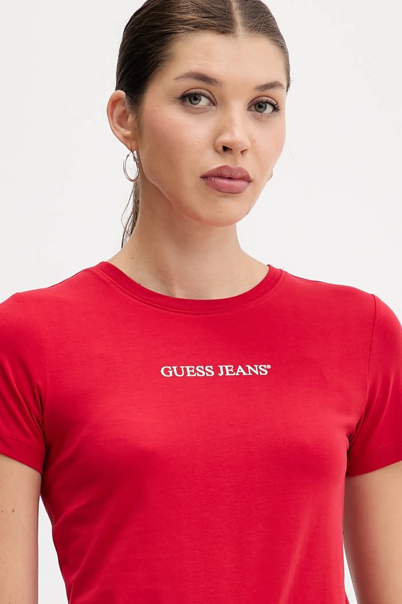 Guess Jeans t-shirt rosso W4YI01.J1314