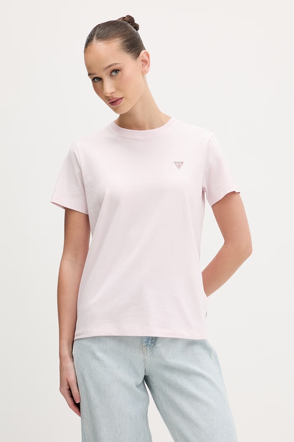 Tričko Guess Jeans ružová W4YI10.J1314