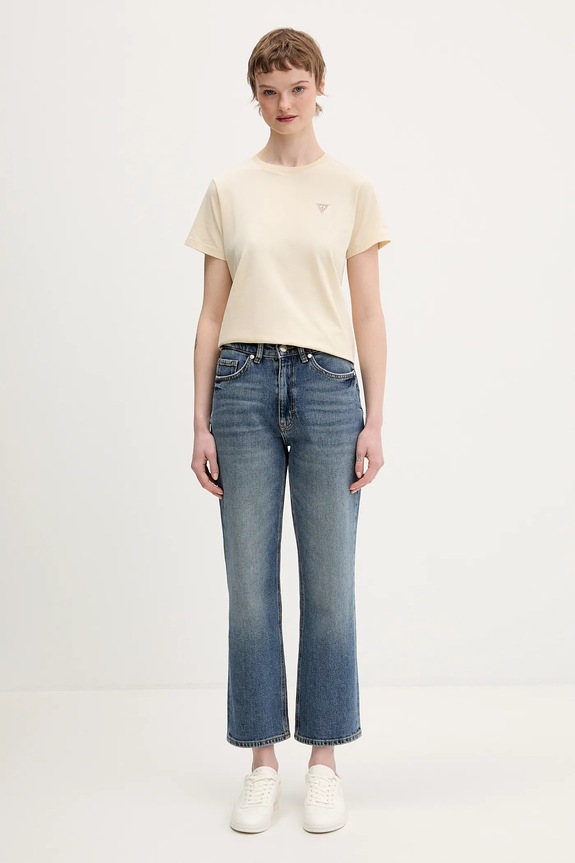 Majica kratkih rukava Guess Jeans W4YI10.J1314 bež SS26