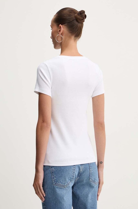 Odzież Guess Jeans t-shirt W4YI64.KA0H1 biały