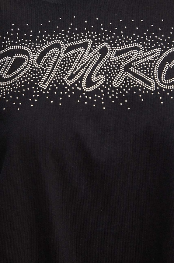 Pinko t-shirt bawełniany 103993.A231 czarny