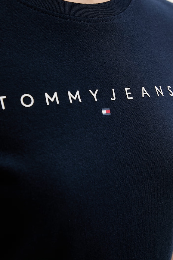 Tommy Jeans tričko dámske bavlnené DW0DW18398 tmavomodrá
