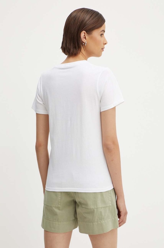 Oblečenie Bavlnené tričko Pepe Jeans EMILY PL505877 biela