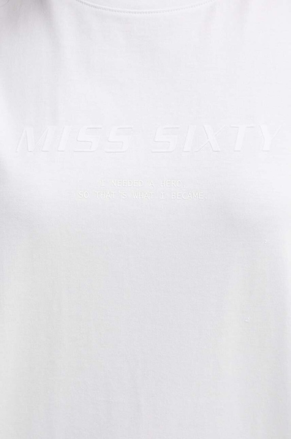 Bavlněné tričko Miss Sixty 6L2SJ2120000 SJ2120 T-SHIRT 6L2SJ2120000 bílá