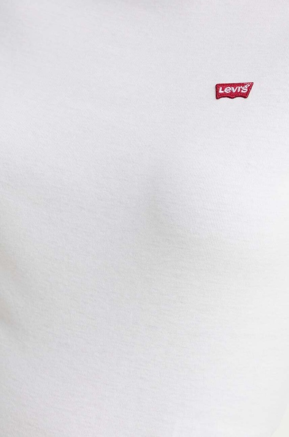 Bavlnené tričko Levi's 000KK biela