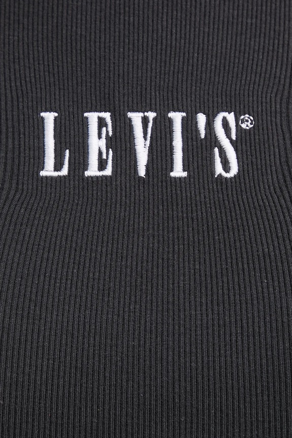 Levi's top din bumbac A9415 negru