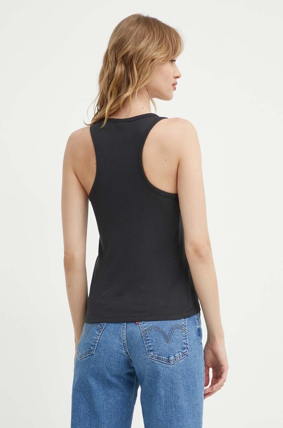 Oblečenie Bavlnený top Levi's A9415 čierna