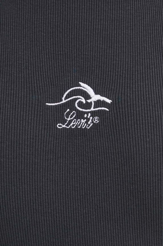 Bavlnený top Levi's A9415 čierna