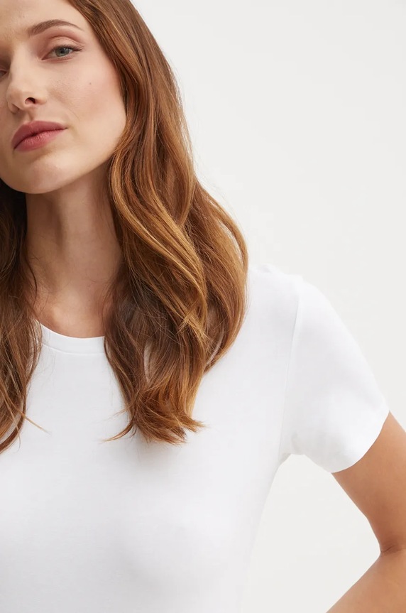 Μπλουζάκι lounge Moschino Underwear λευκό A0786.4406