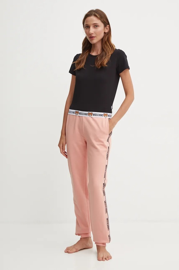 Moschino Underwear t-shirt lounge A0786.4406 czarny AW24