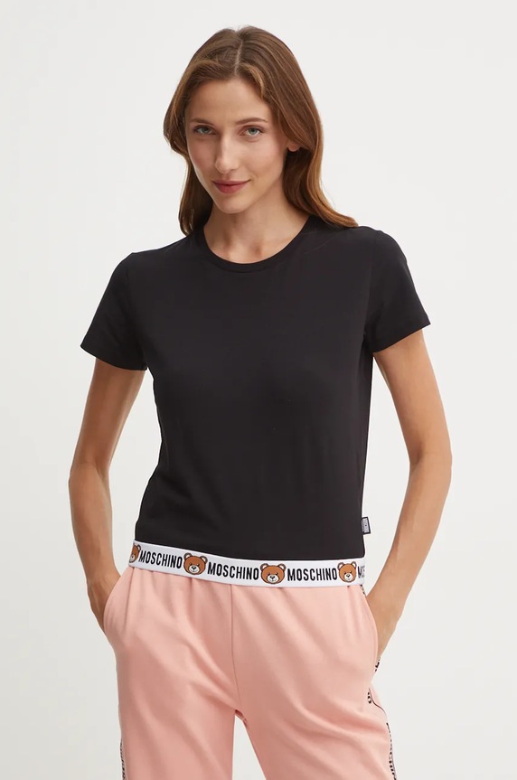 Moschino Underwear t-shirt lounge czarny A0786.4406