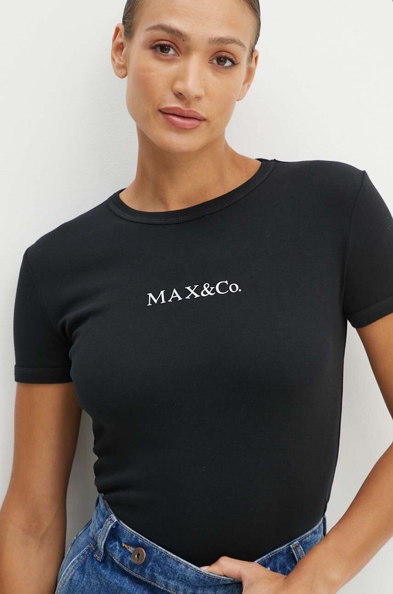 Bavlnené tričko MAX&Co. čierna 2428976014200