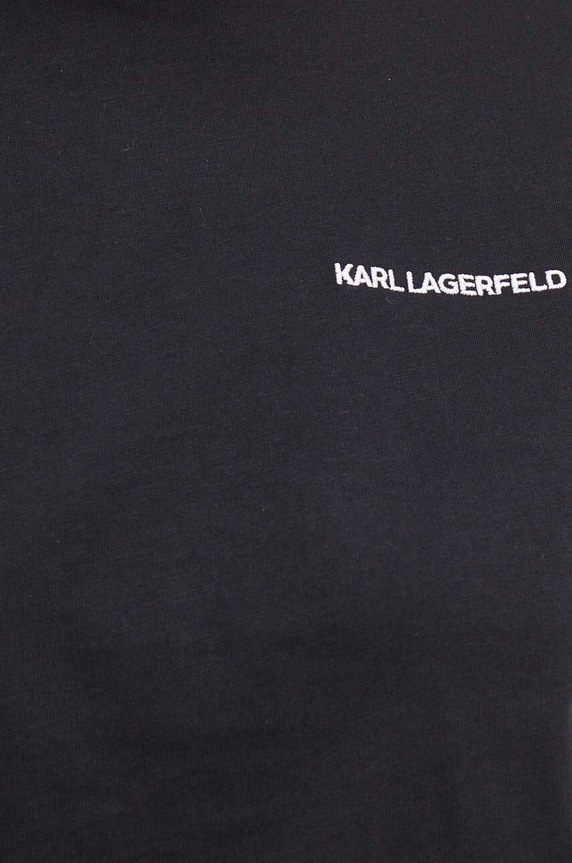 Karl Lagerfeld t-shirt in cotone 245W1714 nero