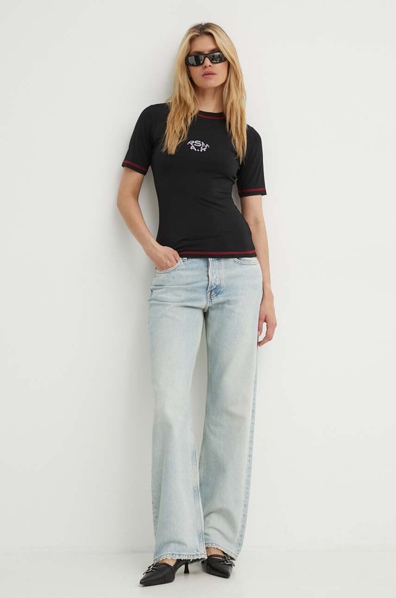 Résumé tricou EstelleRS 23101262 negru AW24