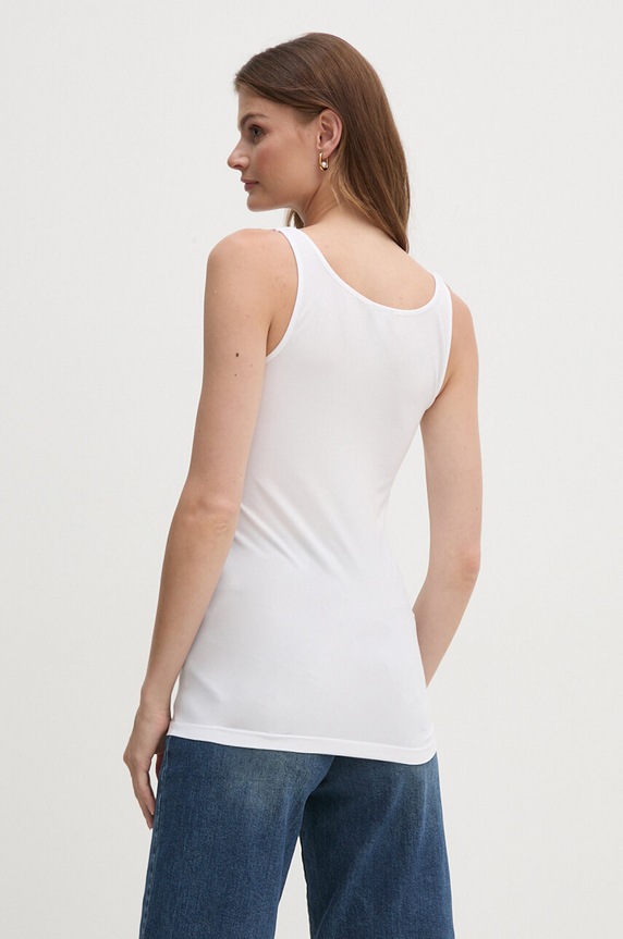 Ruházat United Colors of Benetton top 1X1BD8106 fehér