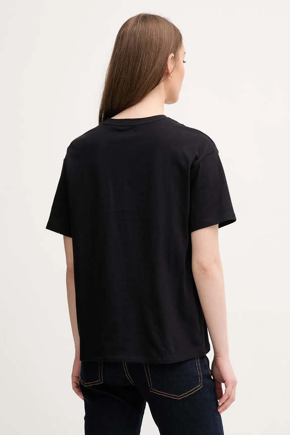 Oblečenie Bavlnené tričko United Colors of Benetton 3096D102O čierna
