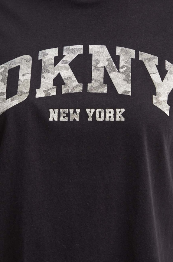 Dkny t-shirt bawełniany DP4T9991 czarny