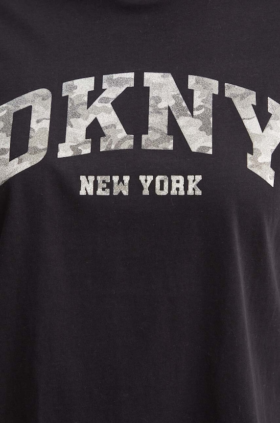 Dkny t-shirt bawełniany DP4T9991 czarny