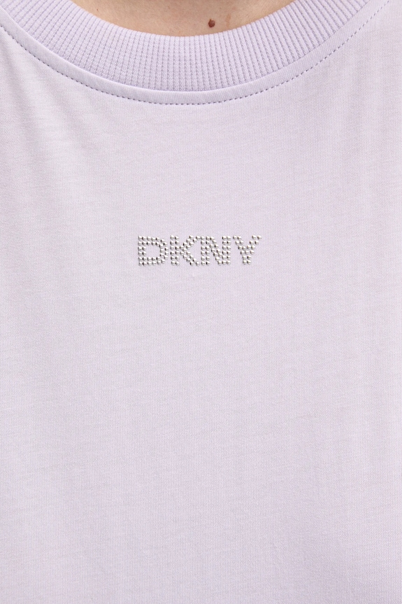 Dkny tricou din bumbac DP4T9994 violet
