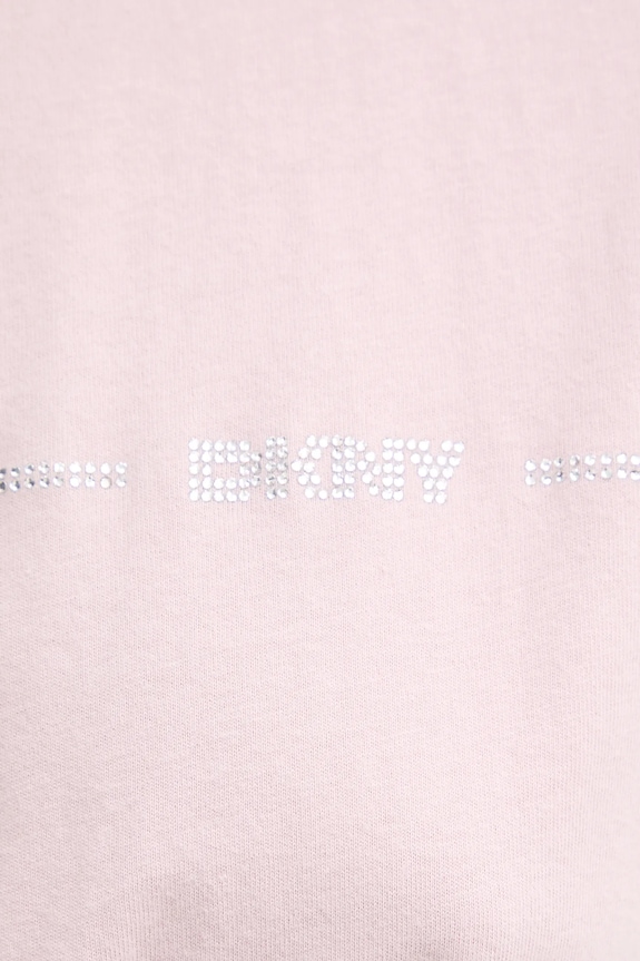 Bavlnené tričko Dkny DP4T9518 ružová