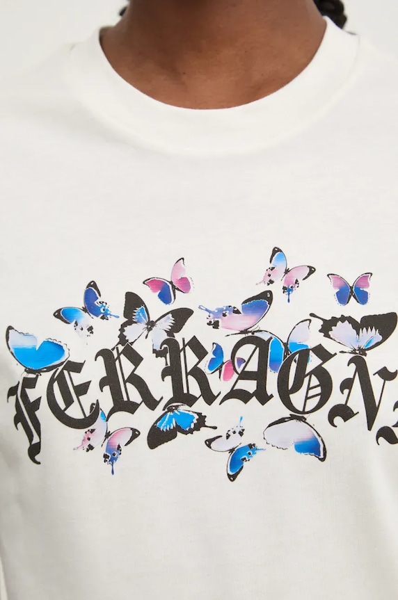 Chiara Ferragni t-shirt in cotone 77CBHK02 beige