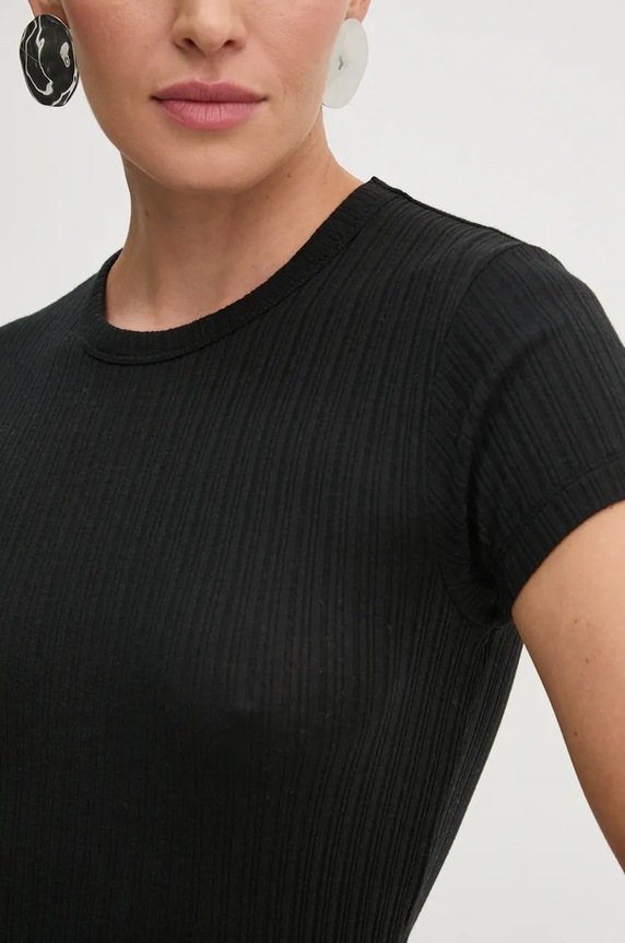 Μπλουζάκι Drykorn μαύρο 89871.520175