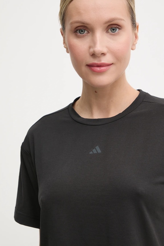 Kratka majica za vadbo adidas Performance Strength črna IW1497