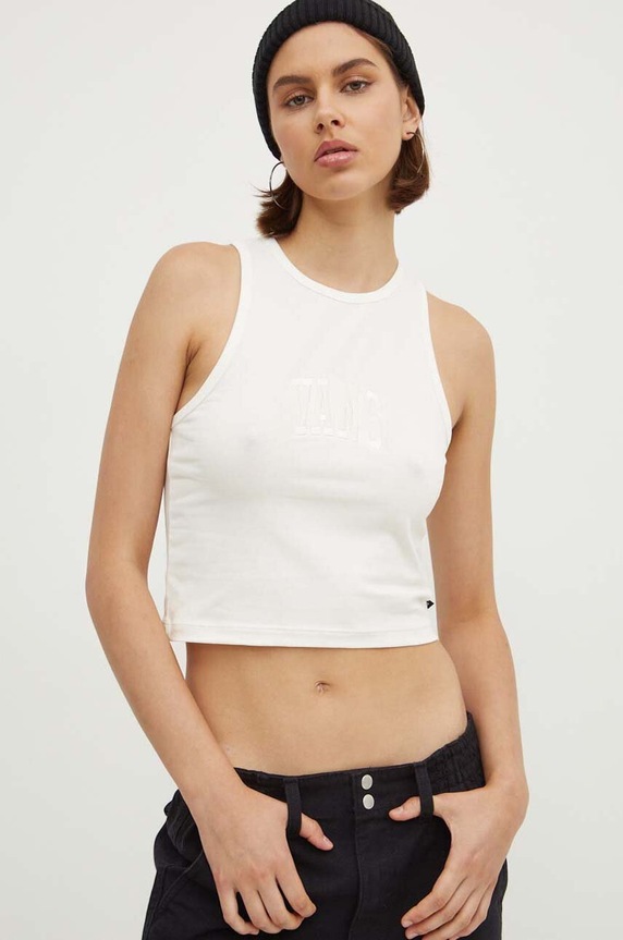 Vans top imprimeu bej VN0007EUFS81